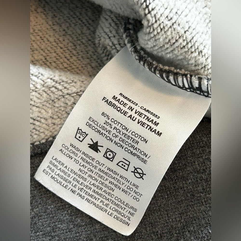 Nike Swoosh Women's Sweatshirt Sportswear Essential Logo Fleece Gray Size Small - Picture 9 of 12